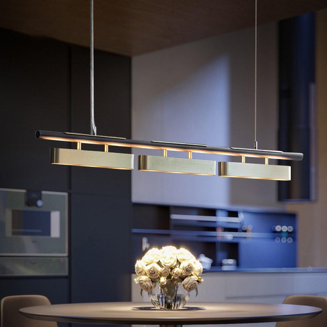 Elarain Suspension minimaliste en laiton - Neutralighting
