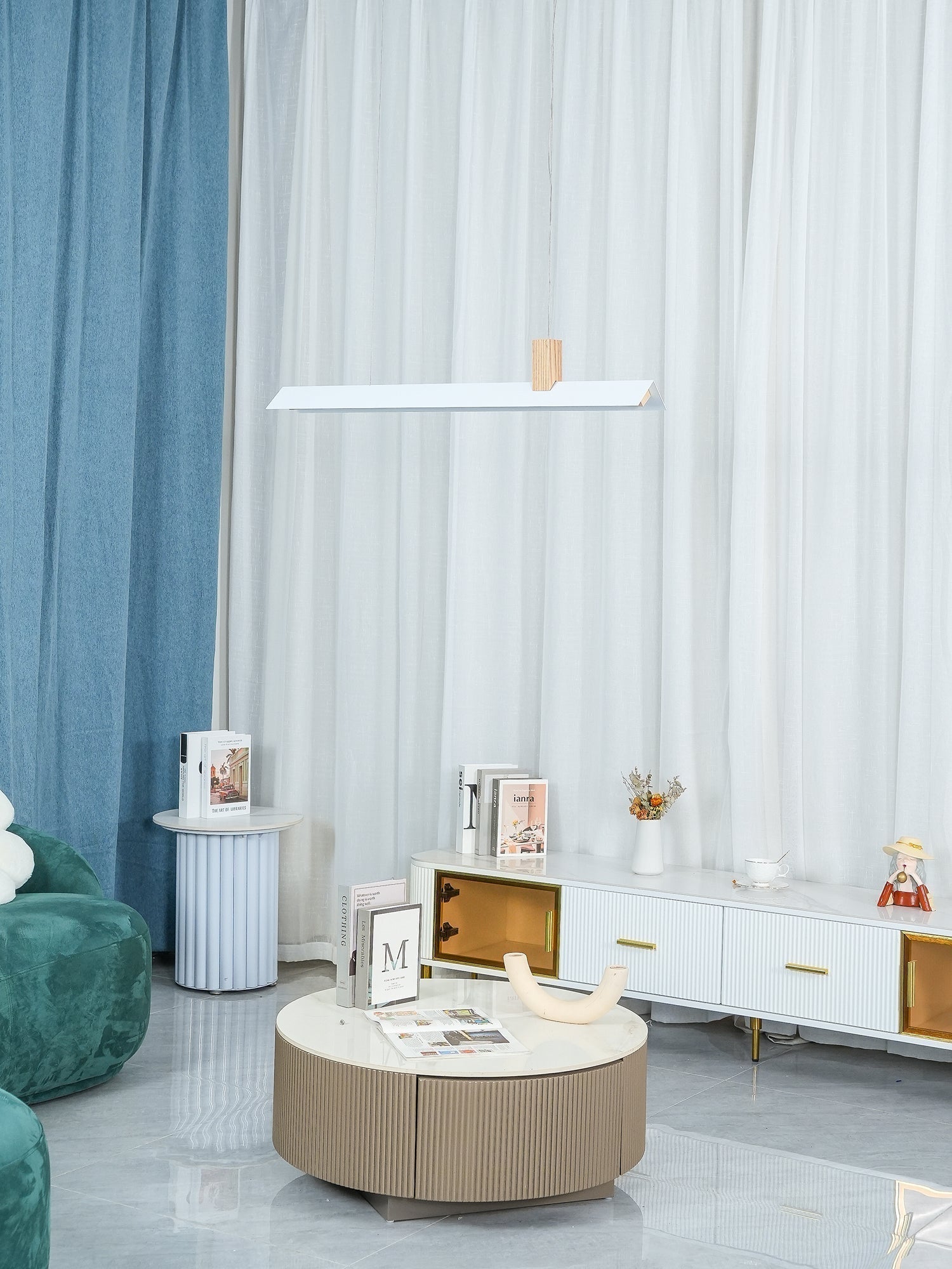Linea Lampe Suspendue en Bois Minimaliste - Neutralighting