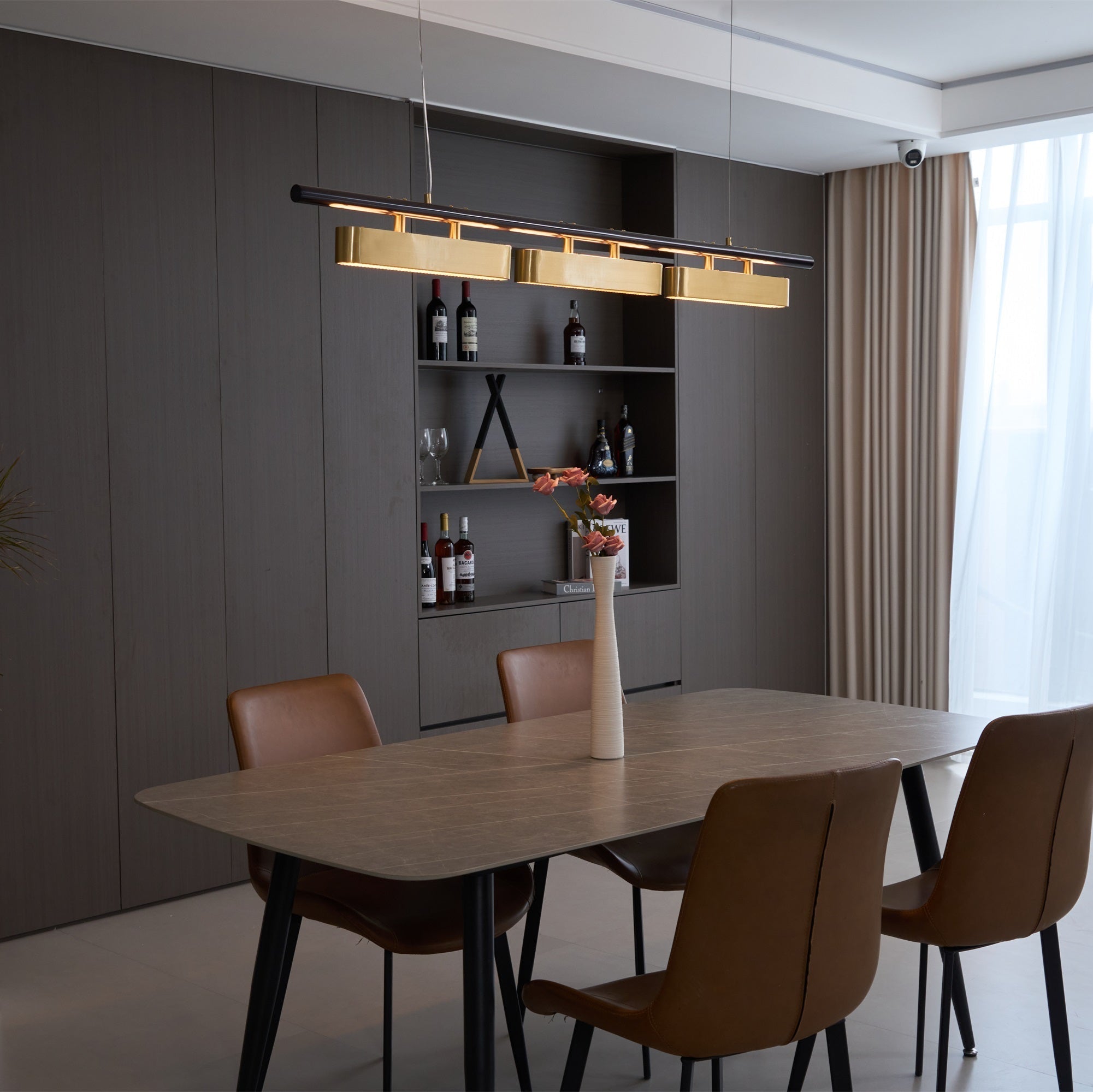 Elarain Suspension minimaliste en laiton - Neutralighting
