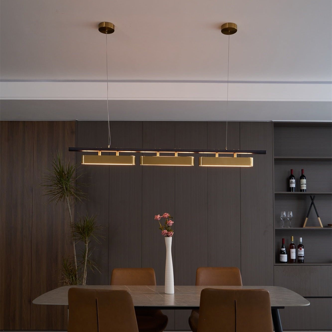 Elarain Suspension minimaliste en laiton - Neutralighting