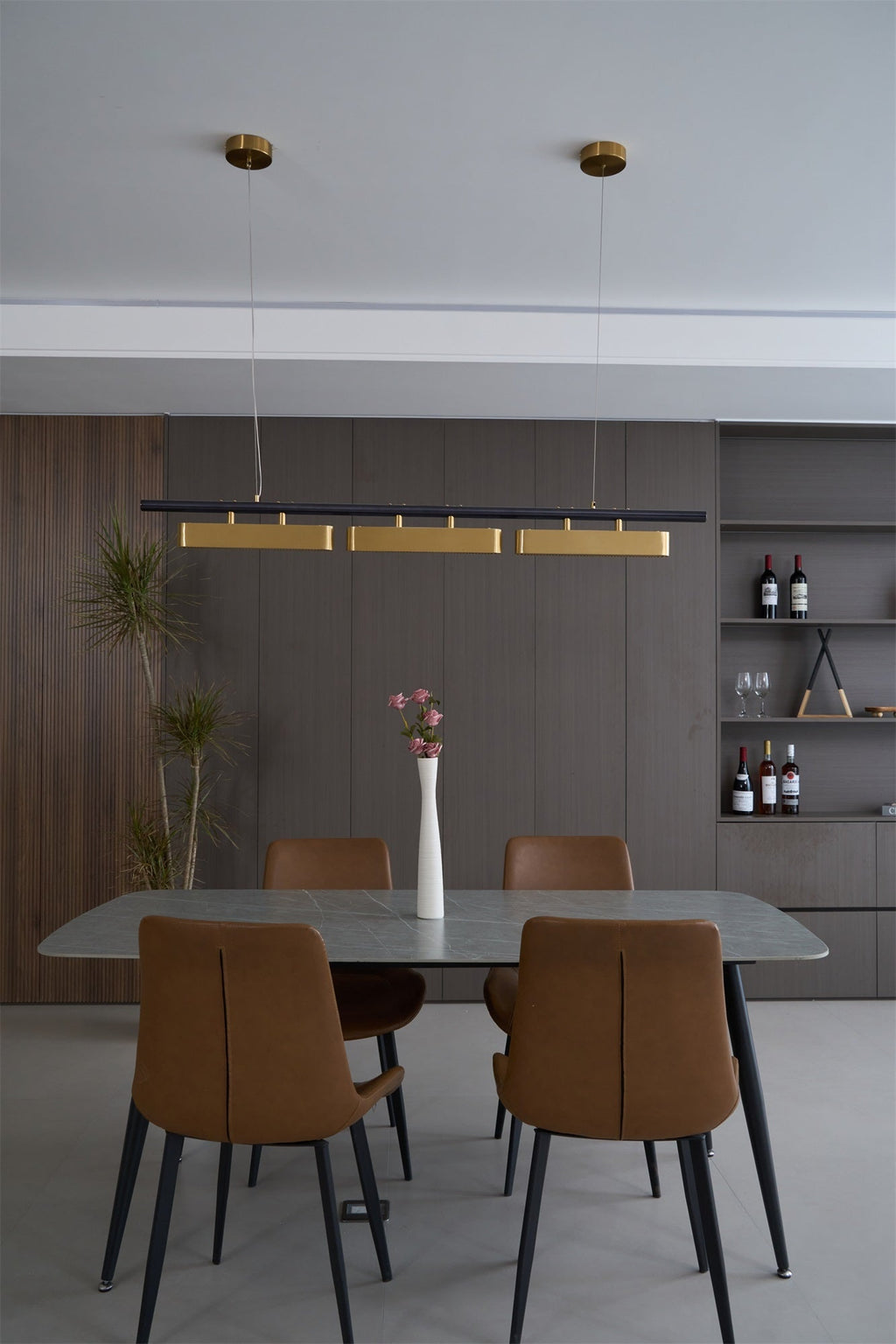 Elarain Suspension minimaliste en laiton - Neutralighting