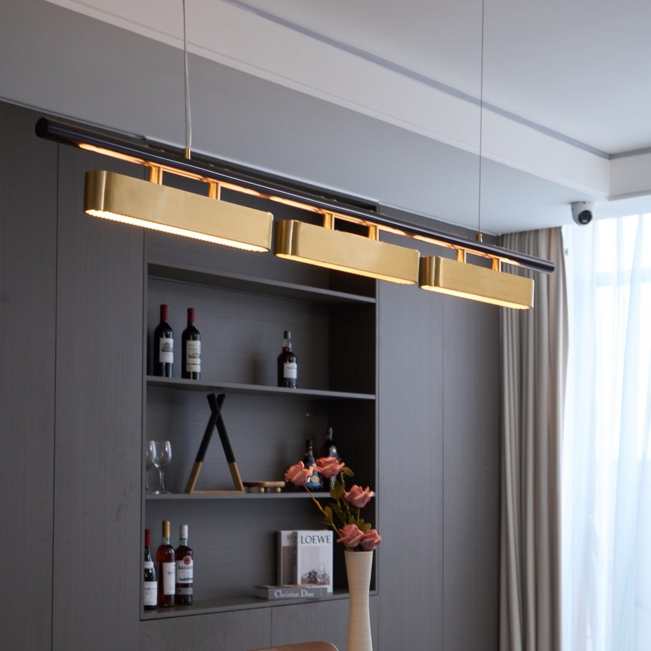 Elarain Suspension minimaliste en laiton - Neutralighting