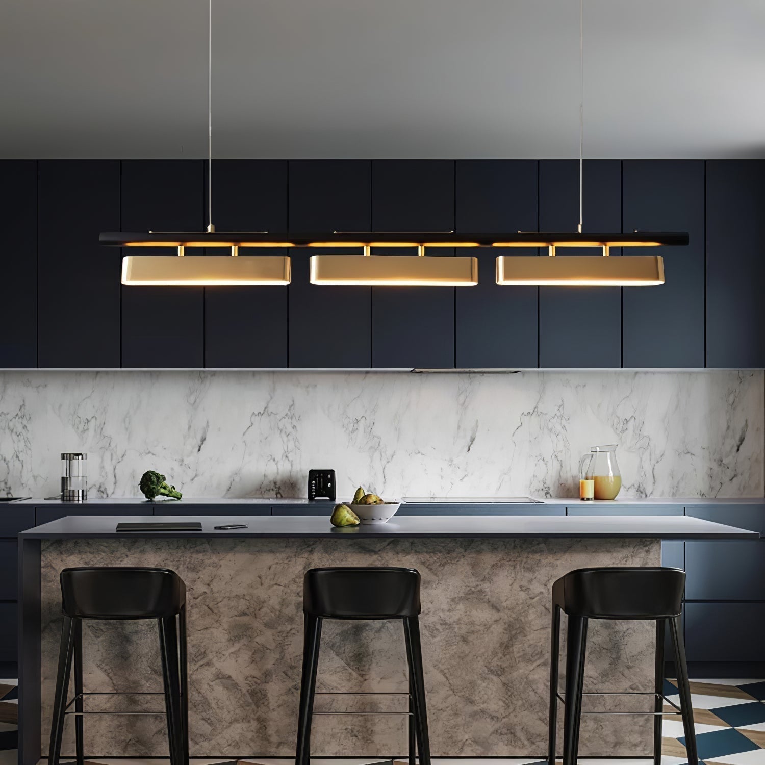 Elarain Suspension minimaliste en laiton - Neutralighting