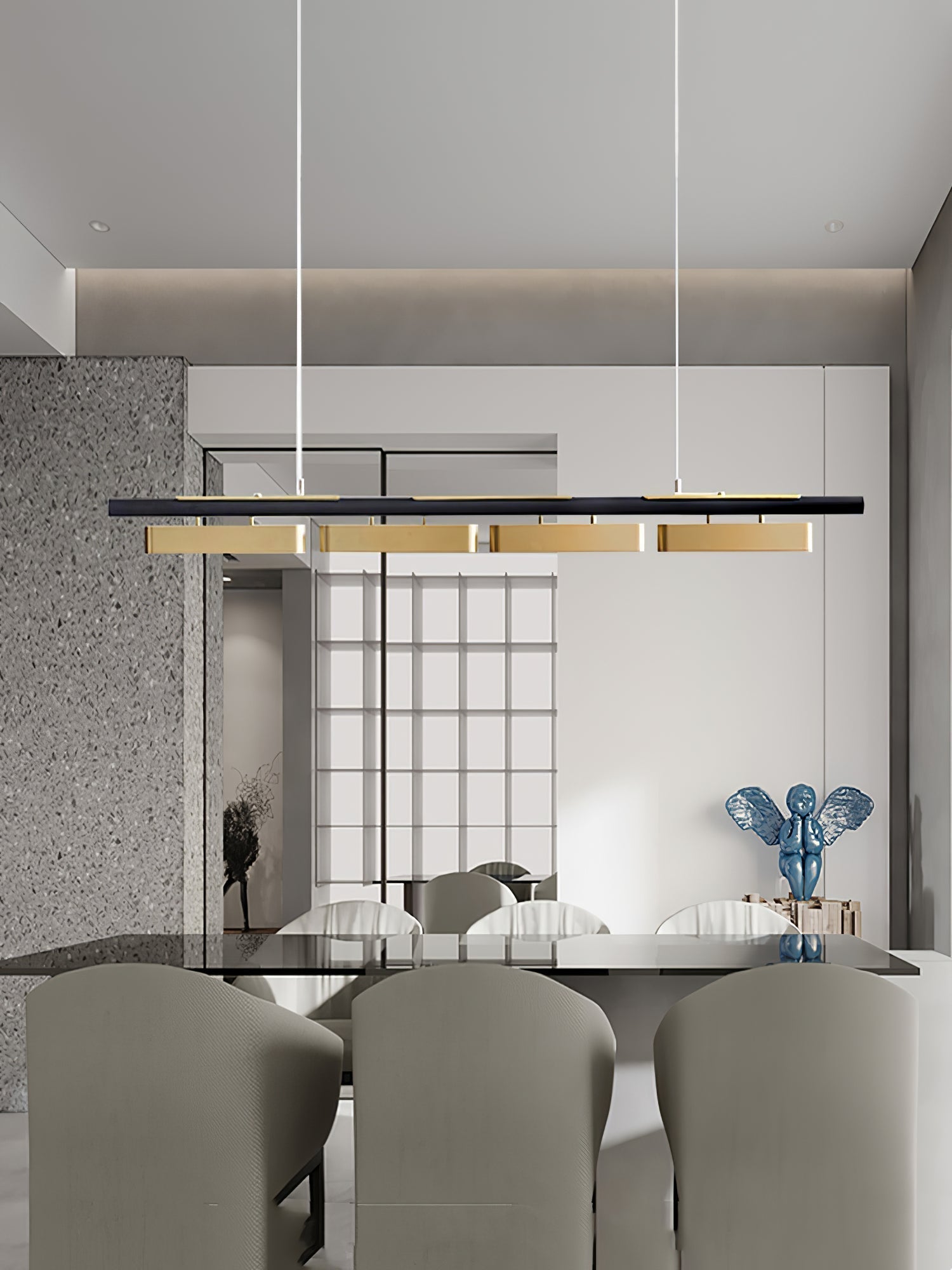 Elarain Suspension minimaliste en laiton - Neutralighting
