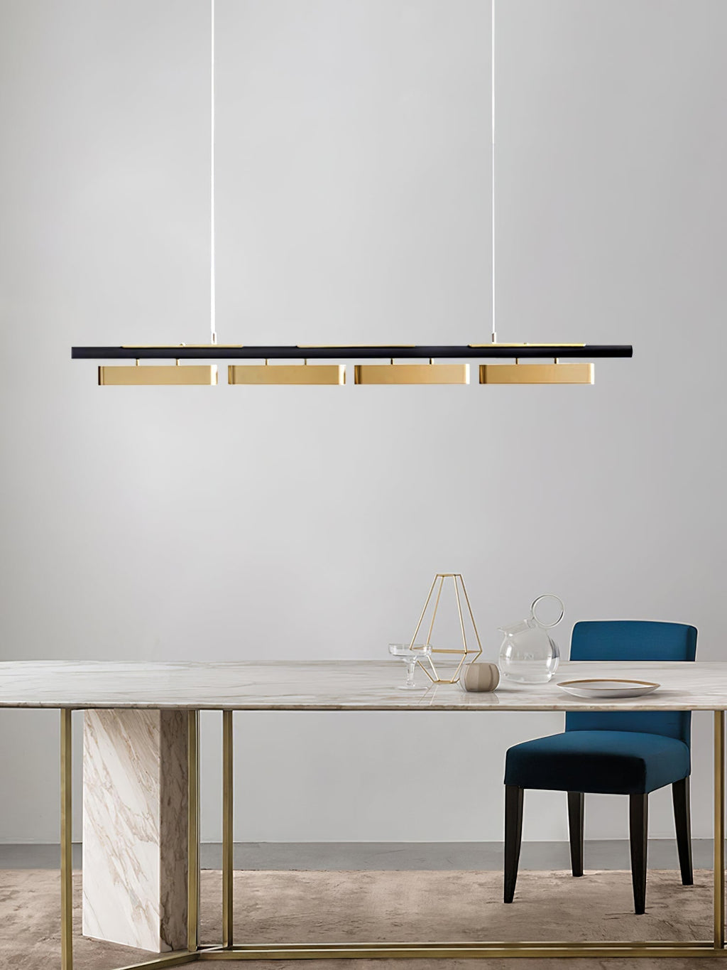 Elarain Suspension minimaliste en laiton - Neutralighting