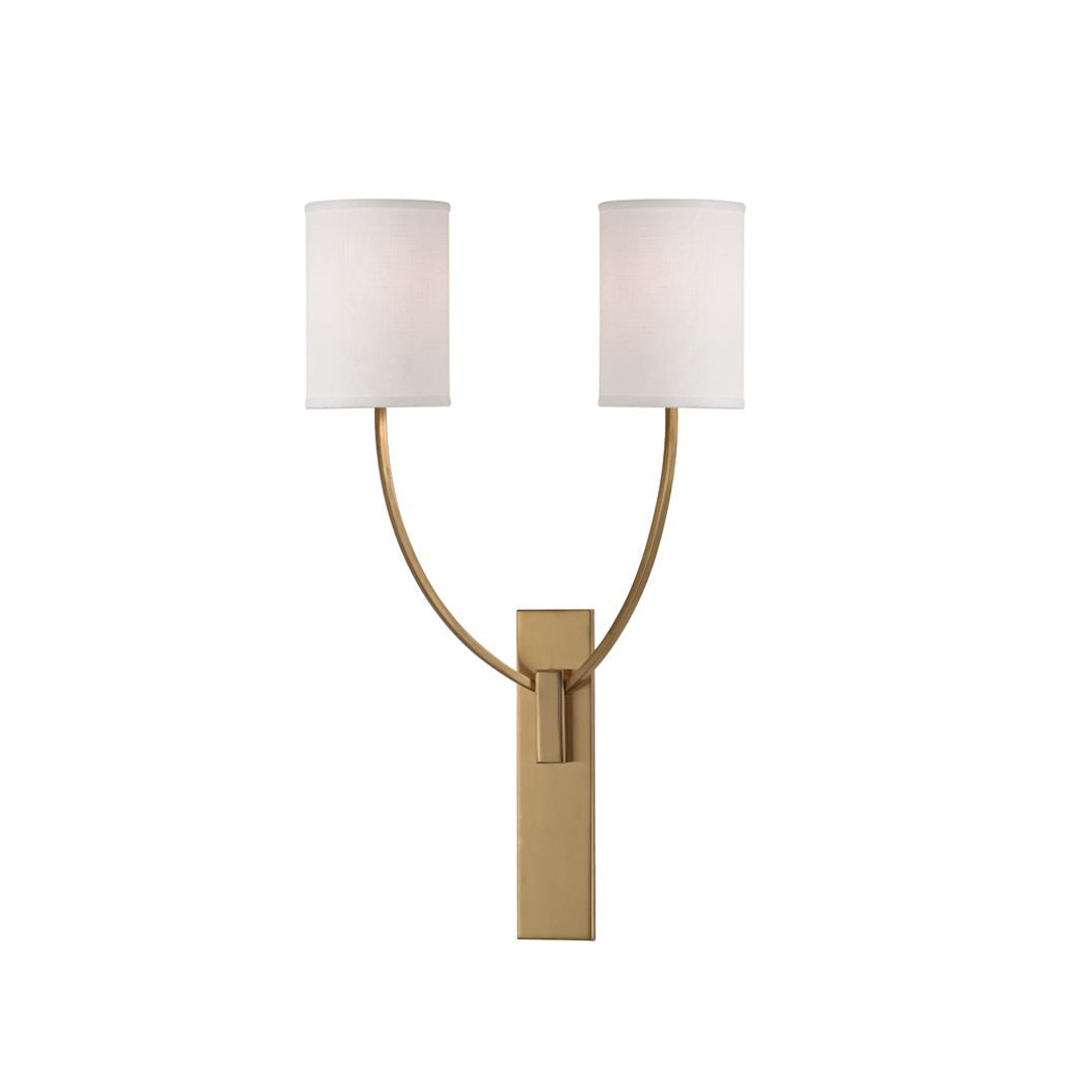 Slate Lampe Murale En Métal Et Tissu Minimaliste Moderne - Neutralighting