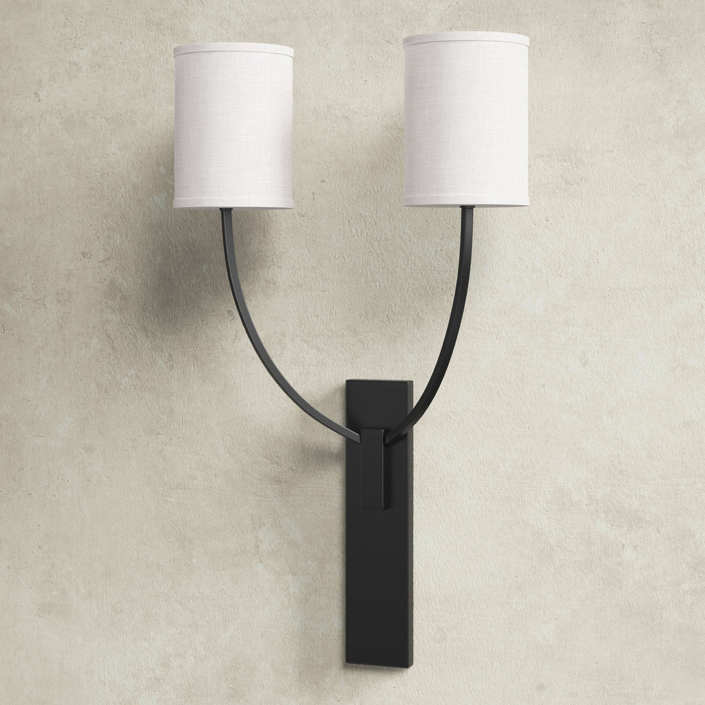Slate Lampe Murale En Métal Et Tissu Minimaliste Moderne - Neutralighting