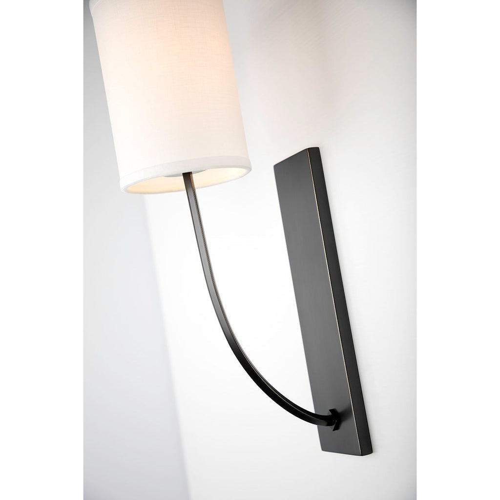 Slate Lampe Murale En Métal Et Tissu Minimaliste Moderne - Neutralighting