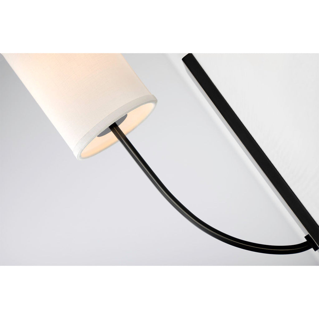 Slate Lampe Murale En Métal Et Tissu Minimaliste Moderne - Neutralighting