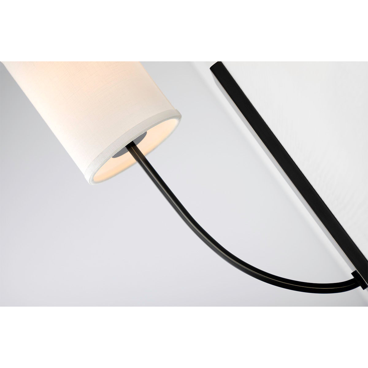 Slate Lampe Murale En Métal Et Tissu Minimaliste Moderne - Neutralighting