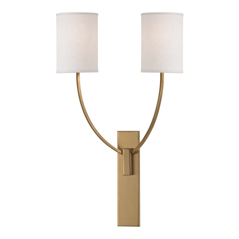 Slate Lampe Murale En Métal Et Tissu Minimaliste Moderne - Neutralighting