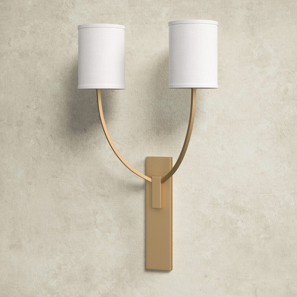 Slate Lampe Murale En Métal Et Tissu Minimaliste Moderne - Neutralighting