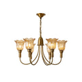 Tempo Chandelier Métal Laiton Art Déco Vintage - Neutralighting