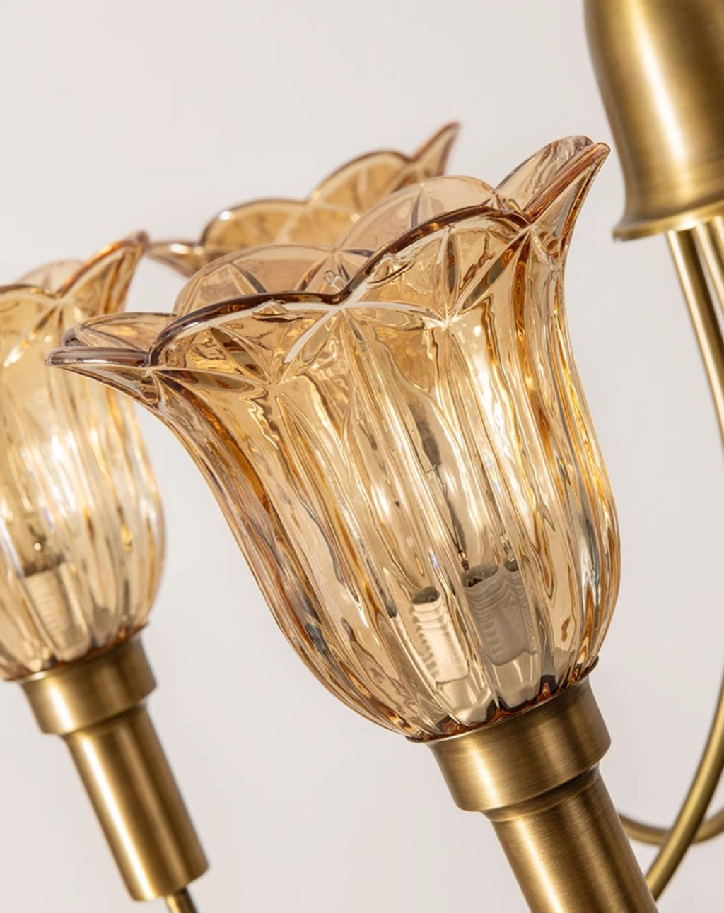 Tempo Chandelier Métal Laiton Art Déco Vintage - Neutralighting