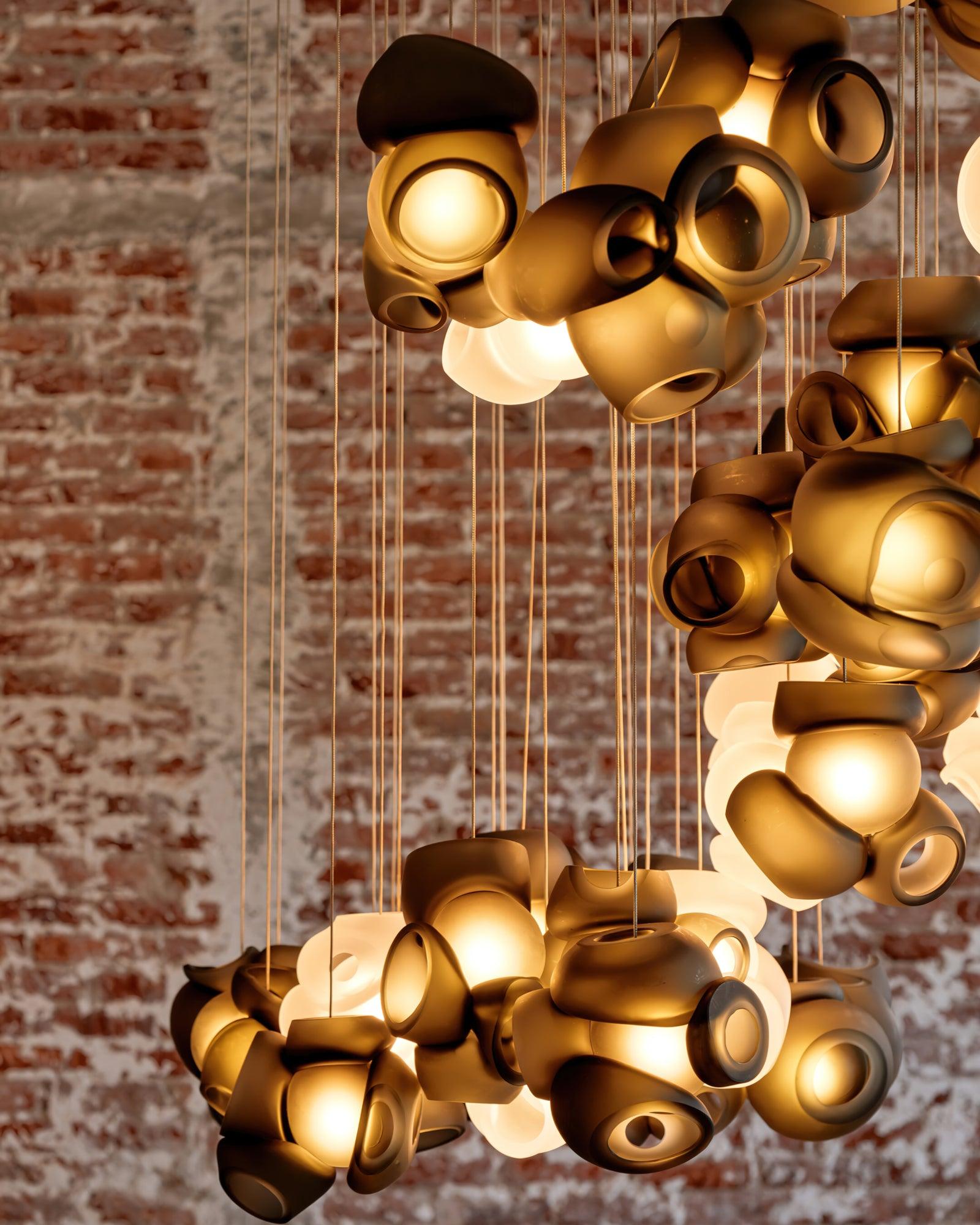 Zamarir Suspension en Verre Cluster de Bulles - Neutralighting