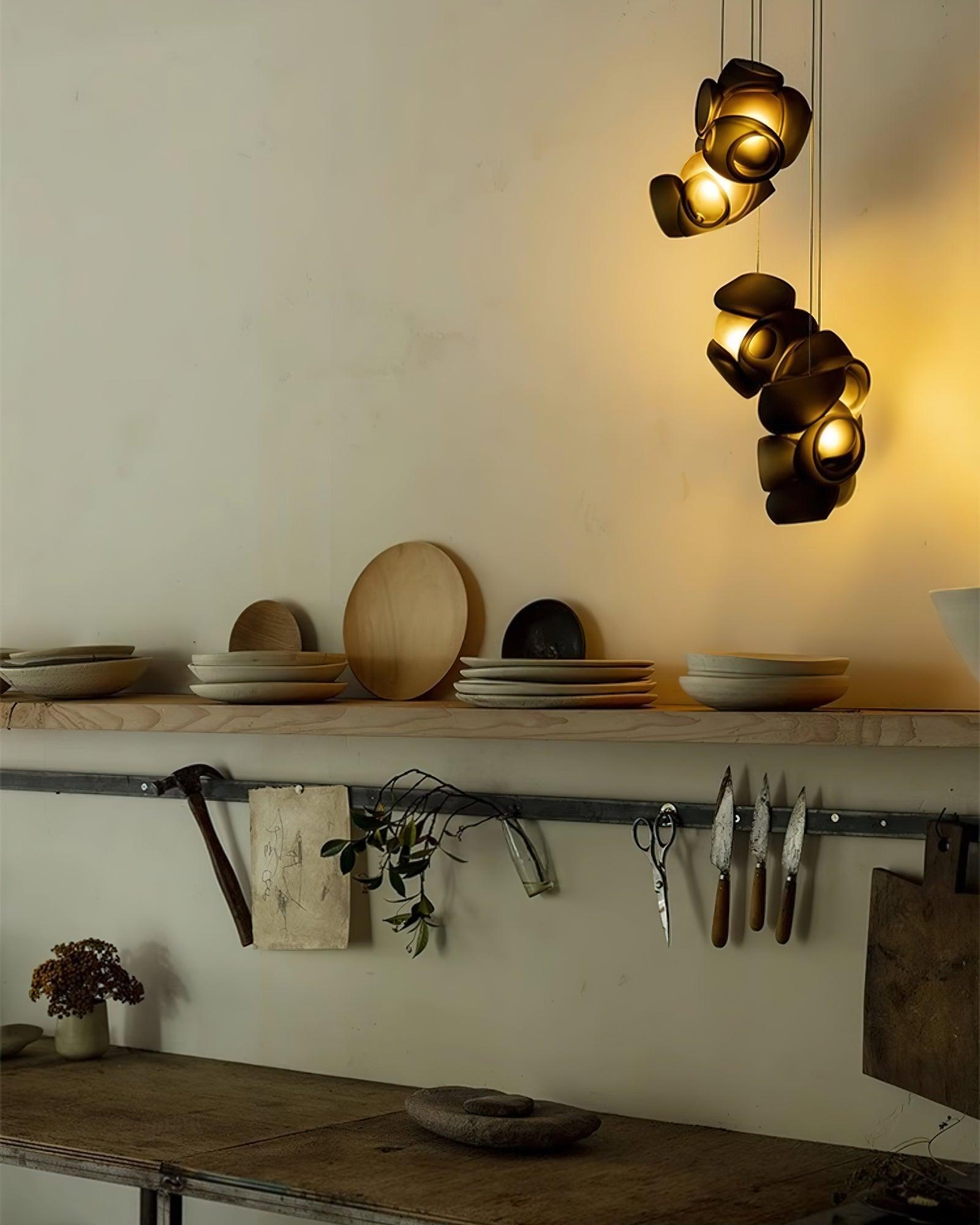 Zamarir Suspension en Verre Cluster de Bulles - Neutralighting