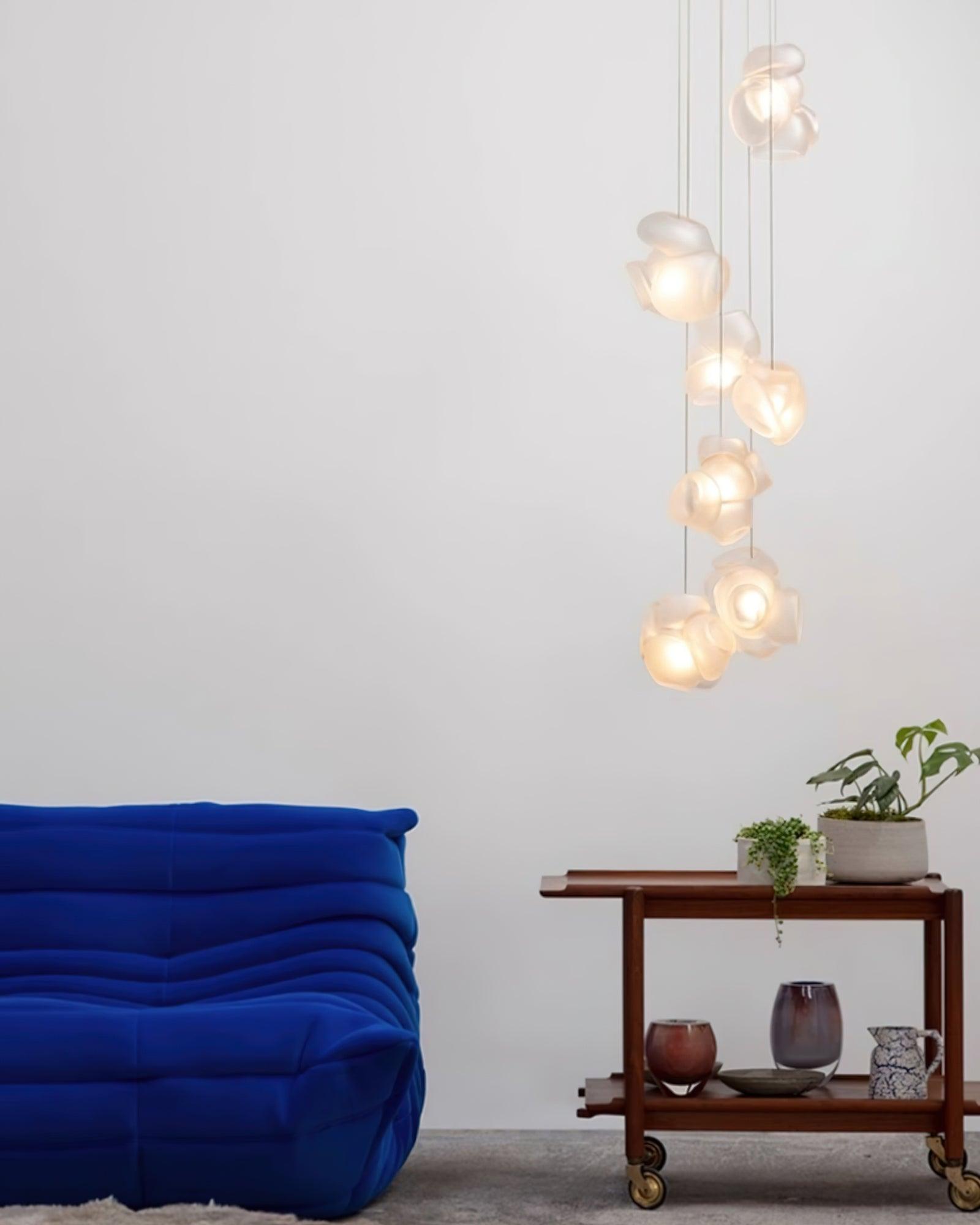 Zamarir Suspension en Verre Cluster de Bulles - Neutralighting