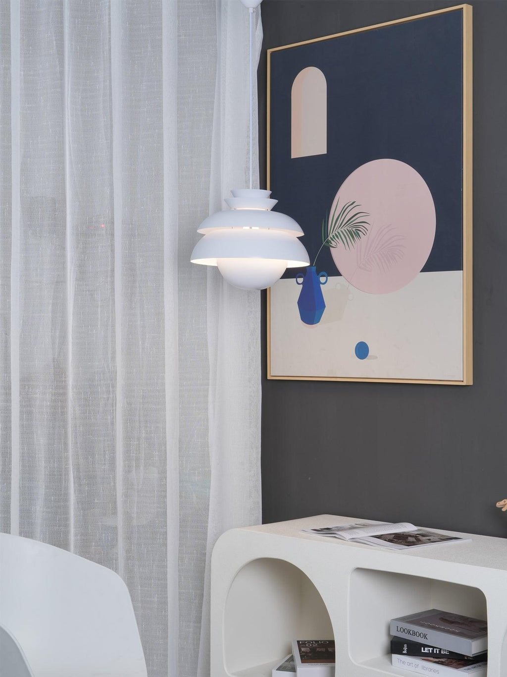 Orlenna Suspension Scandinave Blanche - Neutralighting