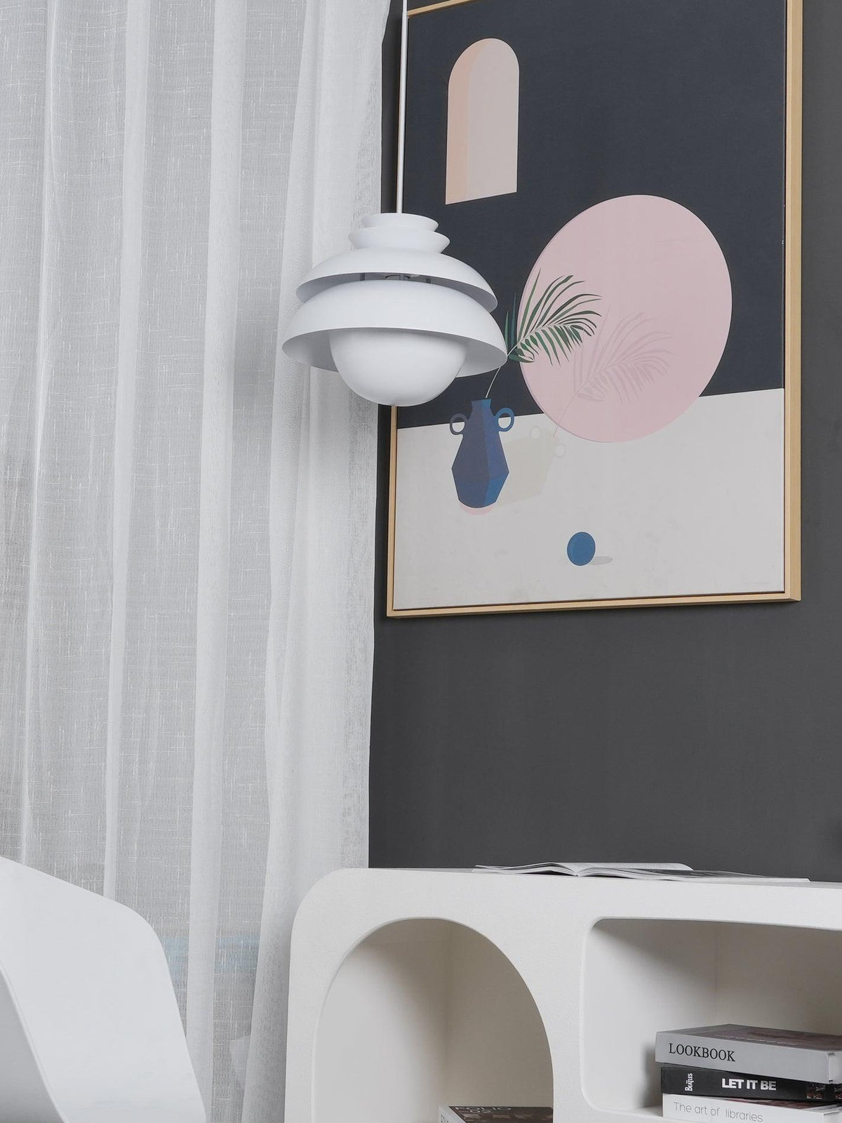Orlenna Suspension Scandinave Blanche - Neutralighting