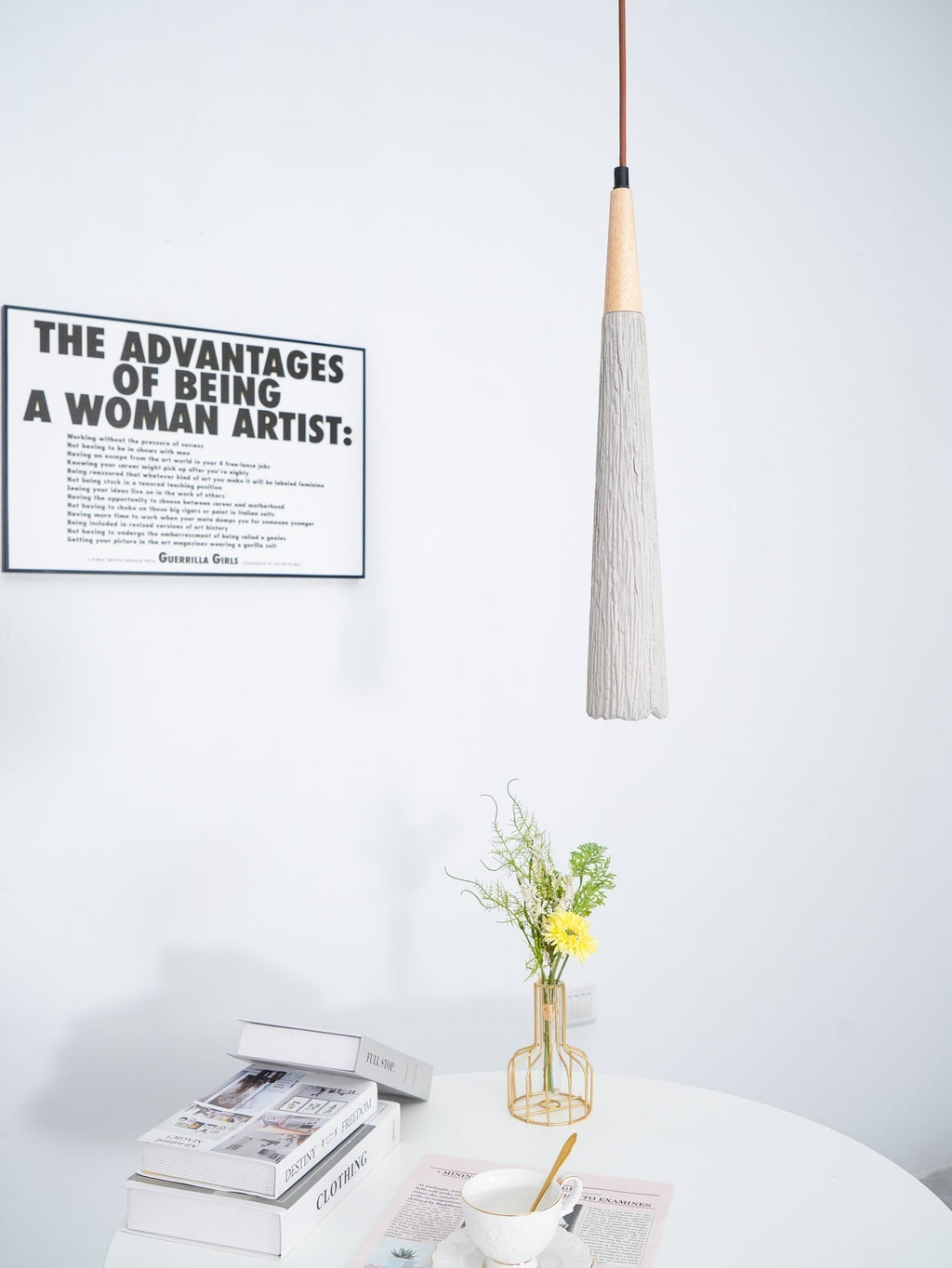 Solara Lampe suspendue en béton plissé - Neutralighting