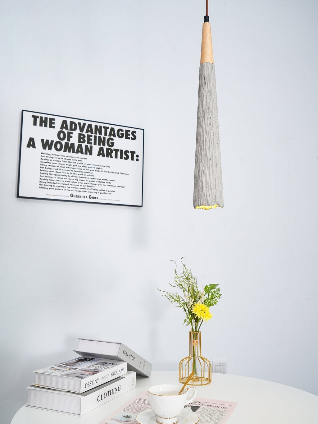 Solara Lampe suspendue en béton plissé - Neutralighting