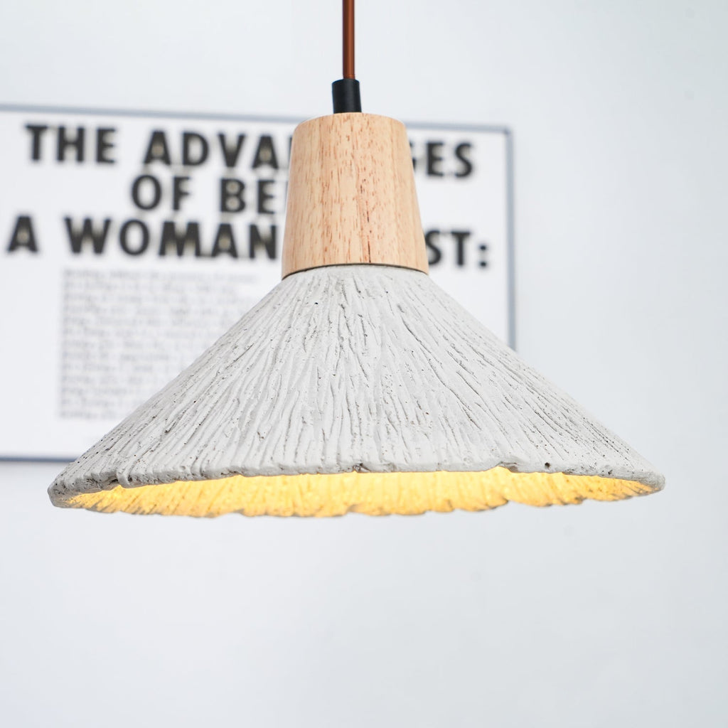 Solara Lampe suspendue en béton plissé - Neutralighting