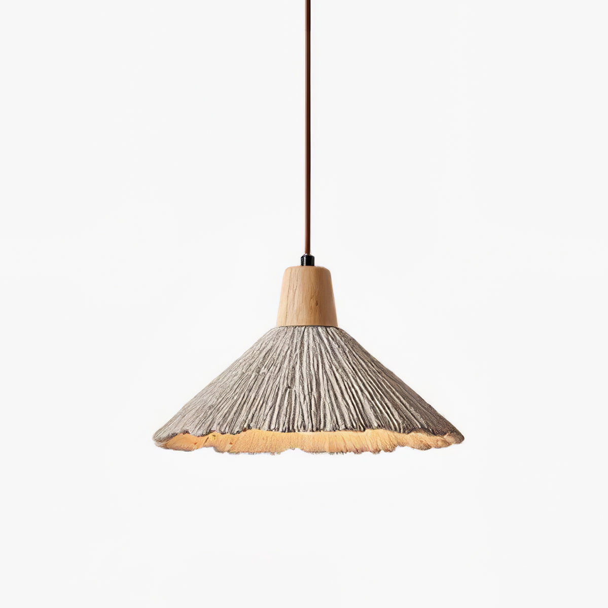 Solara Lampe suspendue en béton plissé - Neutralighting