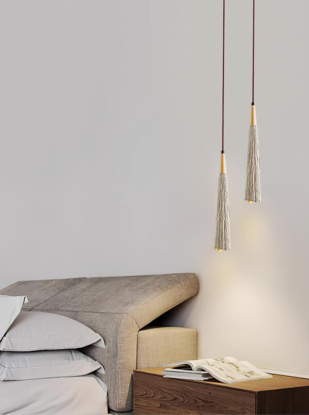 Solara Lampe suspendue en béton plissé - Neutralighting