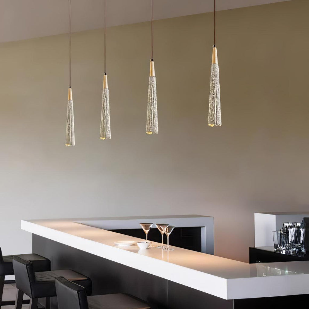 Solara Lampe suspendue en béton plissé - Neutralighting
