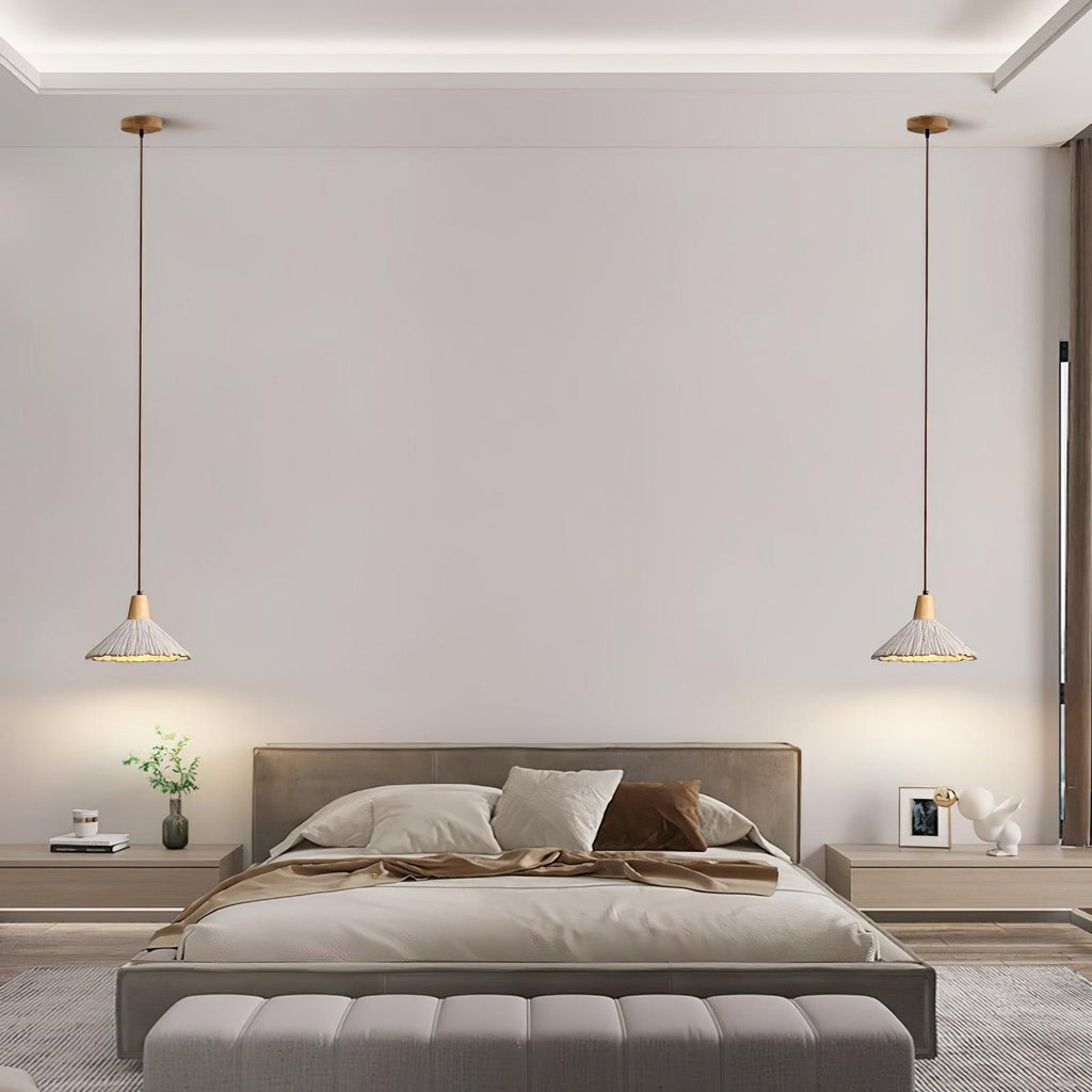 Solara Lampe suspendue en béton plissé - Neutralighting