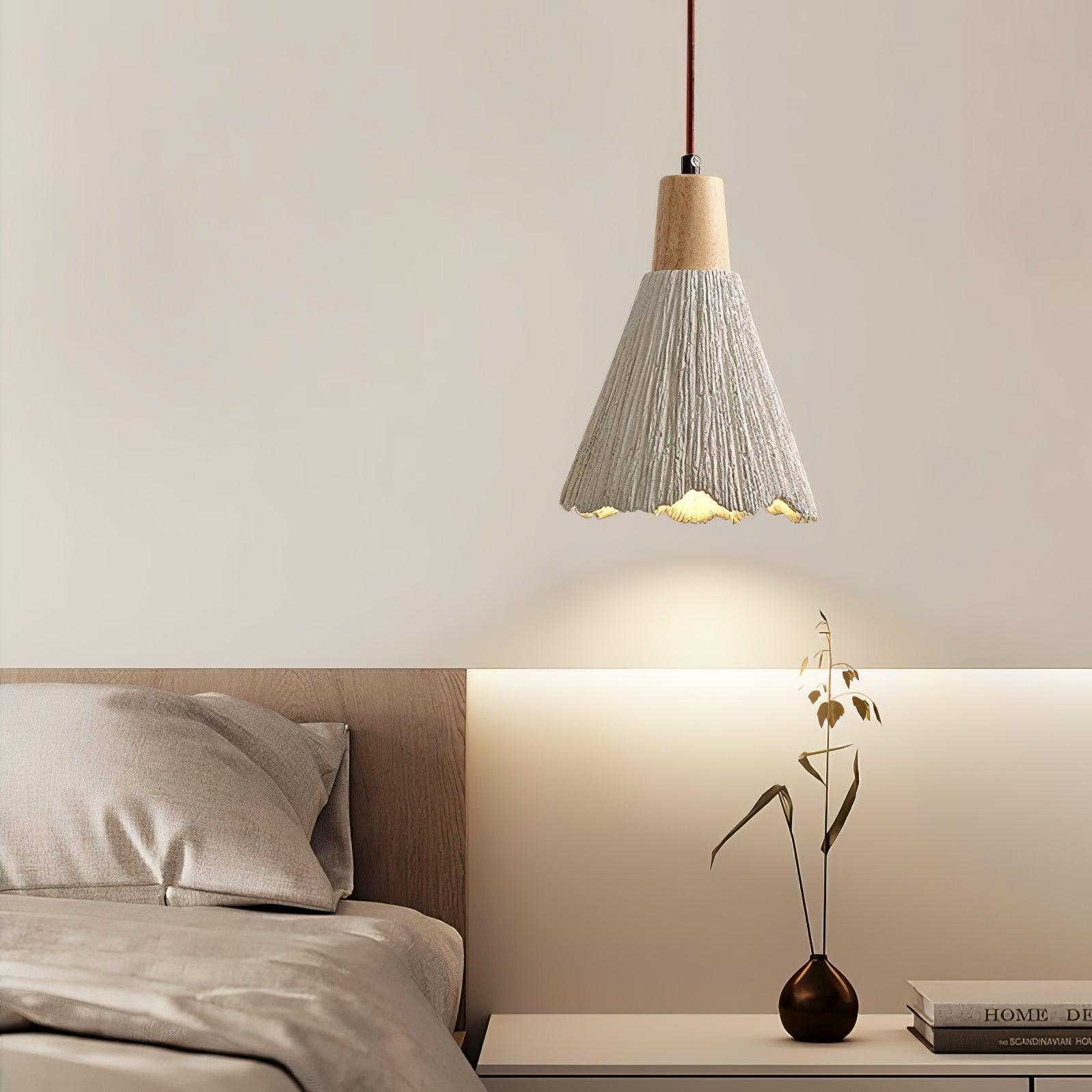Solara Lampe suspendue en béton plissé - Neutralighting