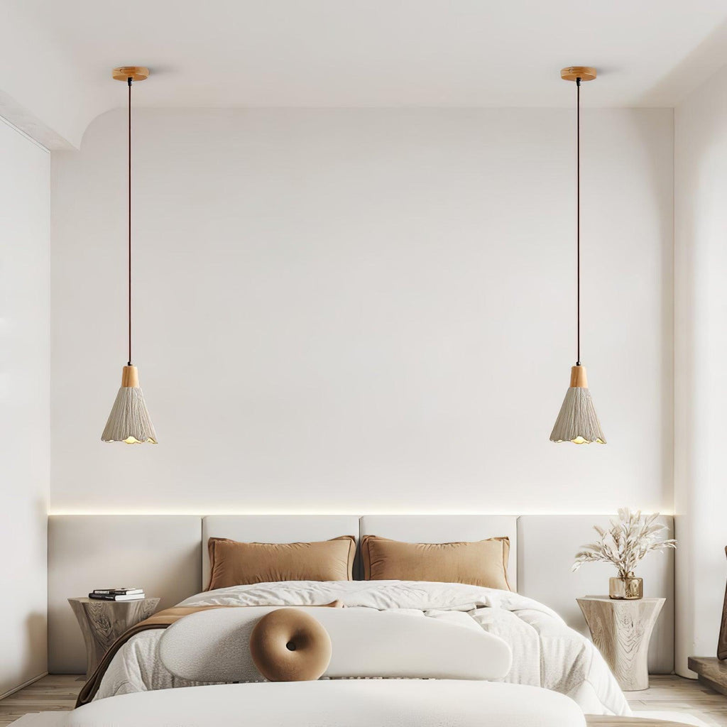 Solara Lampe suspendue en béton plissé - Neutralighting