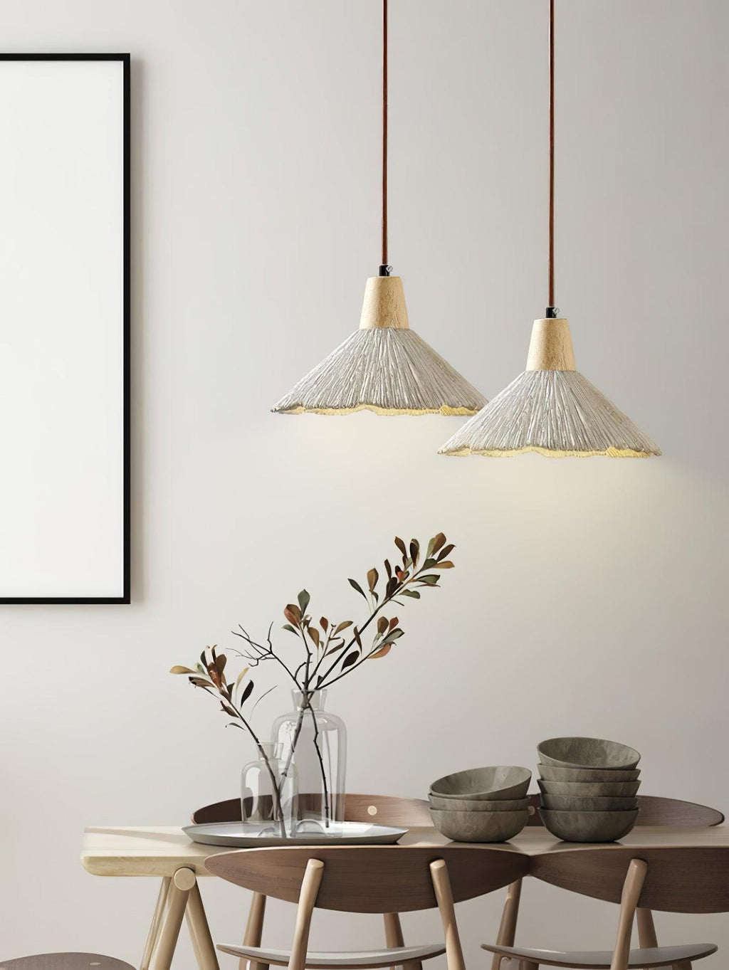 Solara Lampe suspendue en béton plissé - Neutralighting
