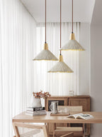 Solara Lampe suspendue en béton plissé - Neutralighting