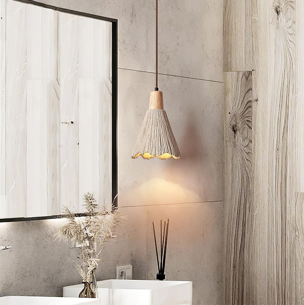 Solara Lampe suspendue en béton plissé - Neutralighting