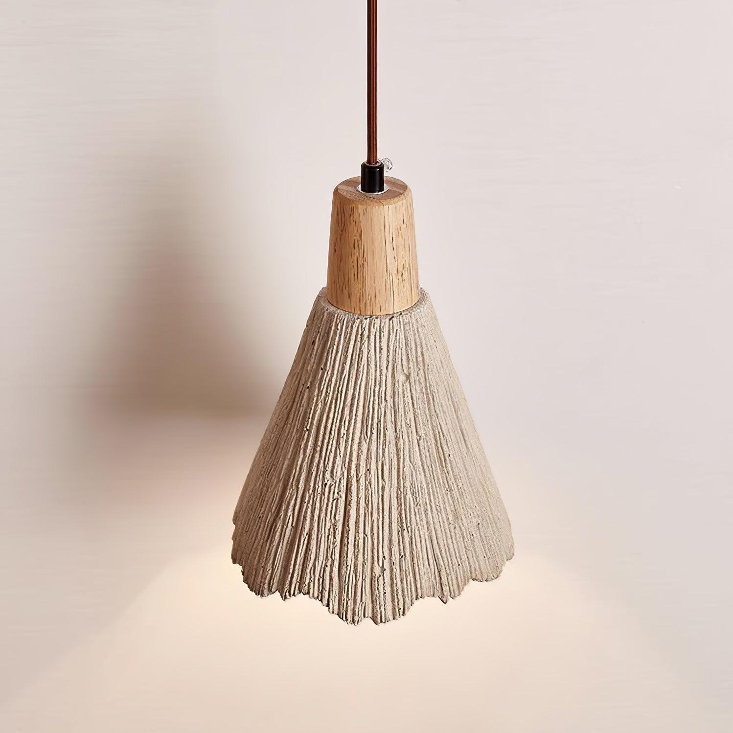Solara Lampe suspendue en béton plissé - Neutralighting