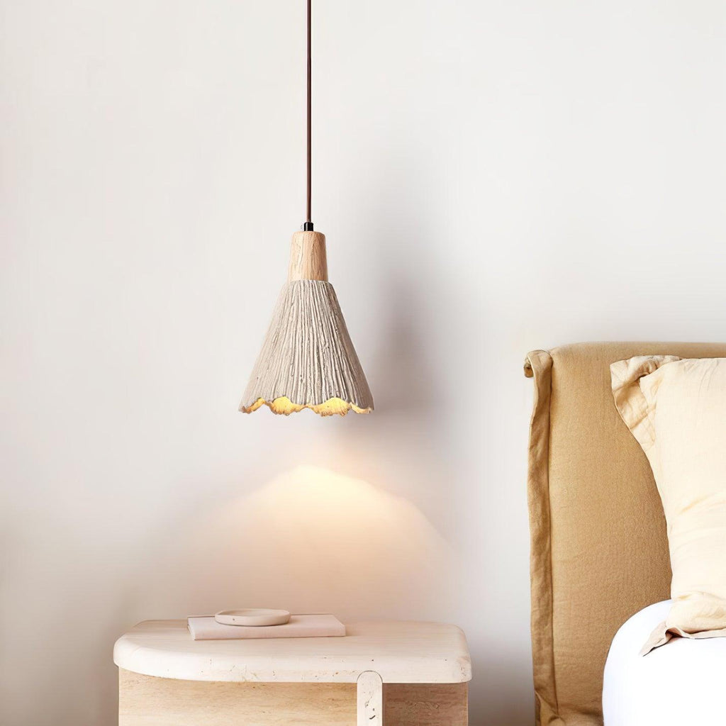 Solara Lampe suspendue en béton plissé - Neutralighting