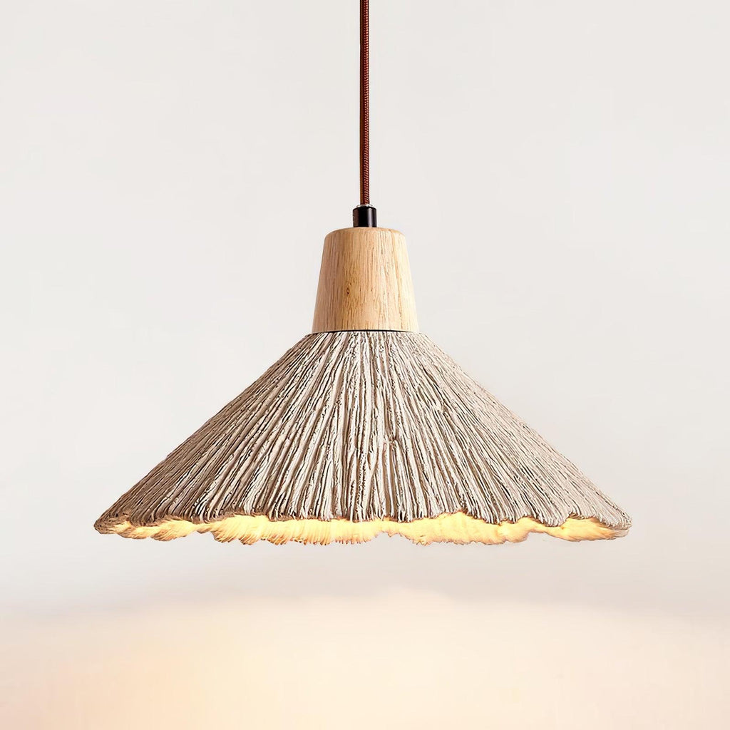Solara Lampe suspendue en béton plissé - Neutralighting