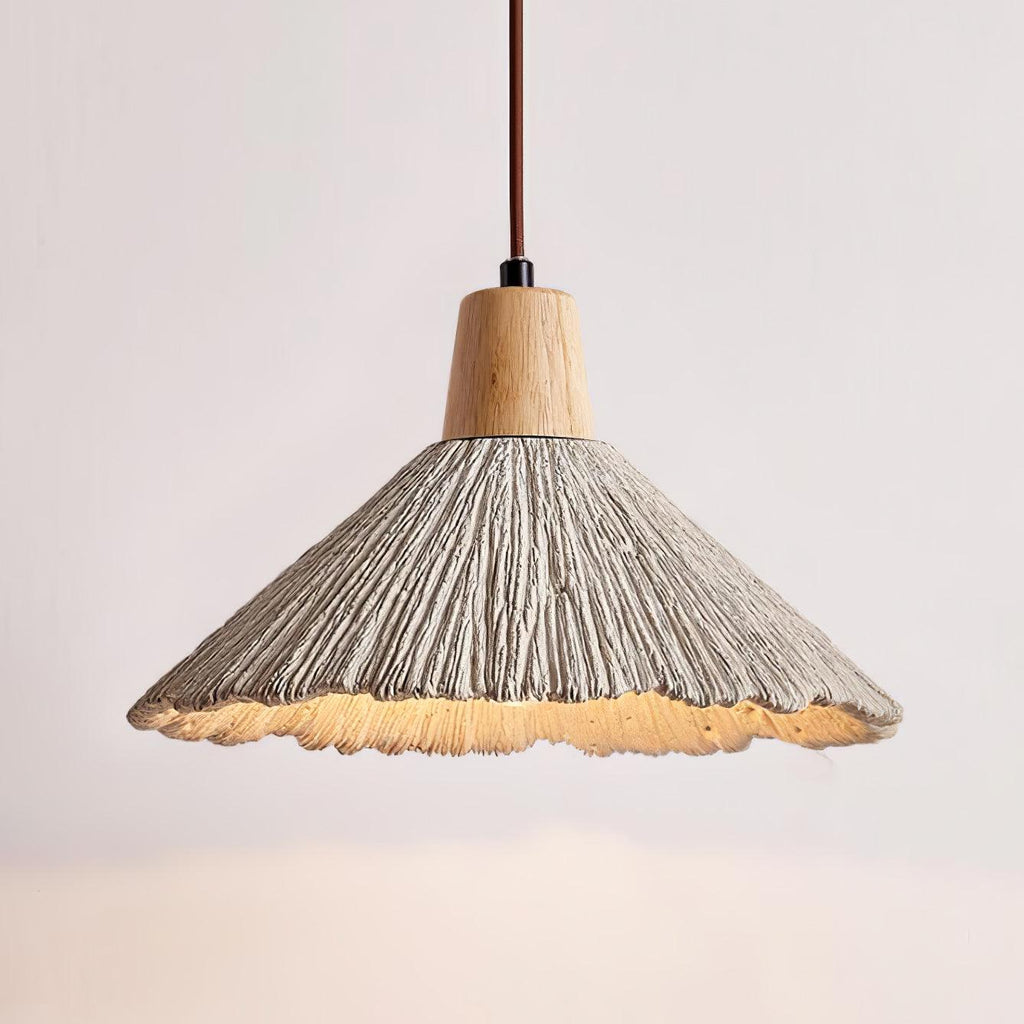 Solara Lampe suspendue en béton plissé - Neutralighting