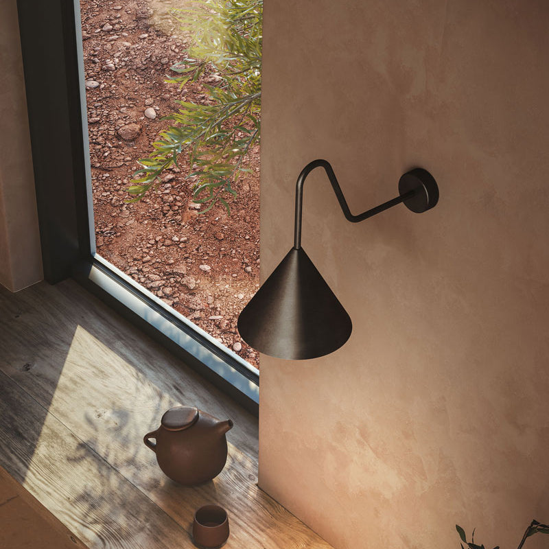 Whorl Lampe Murale Métal Acrylique Industrielle Vintage - Neutralighting