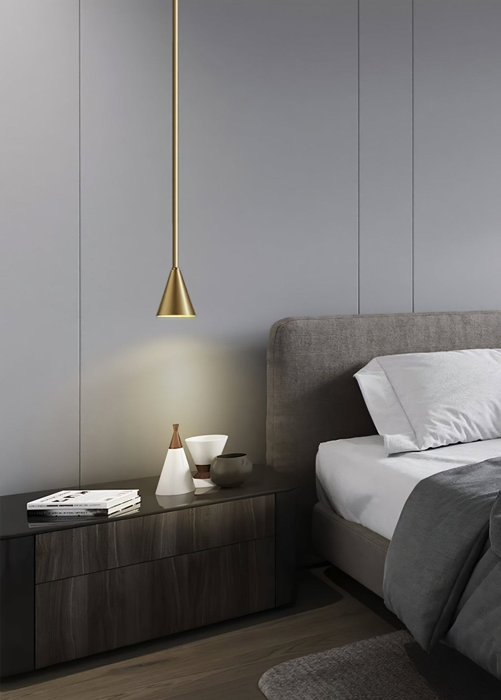 CutheionLampe Pendante en Laiton Moderne Minimaliste - Neutralighting