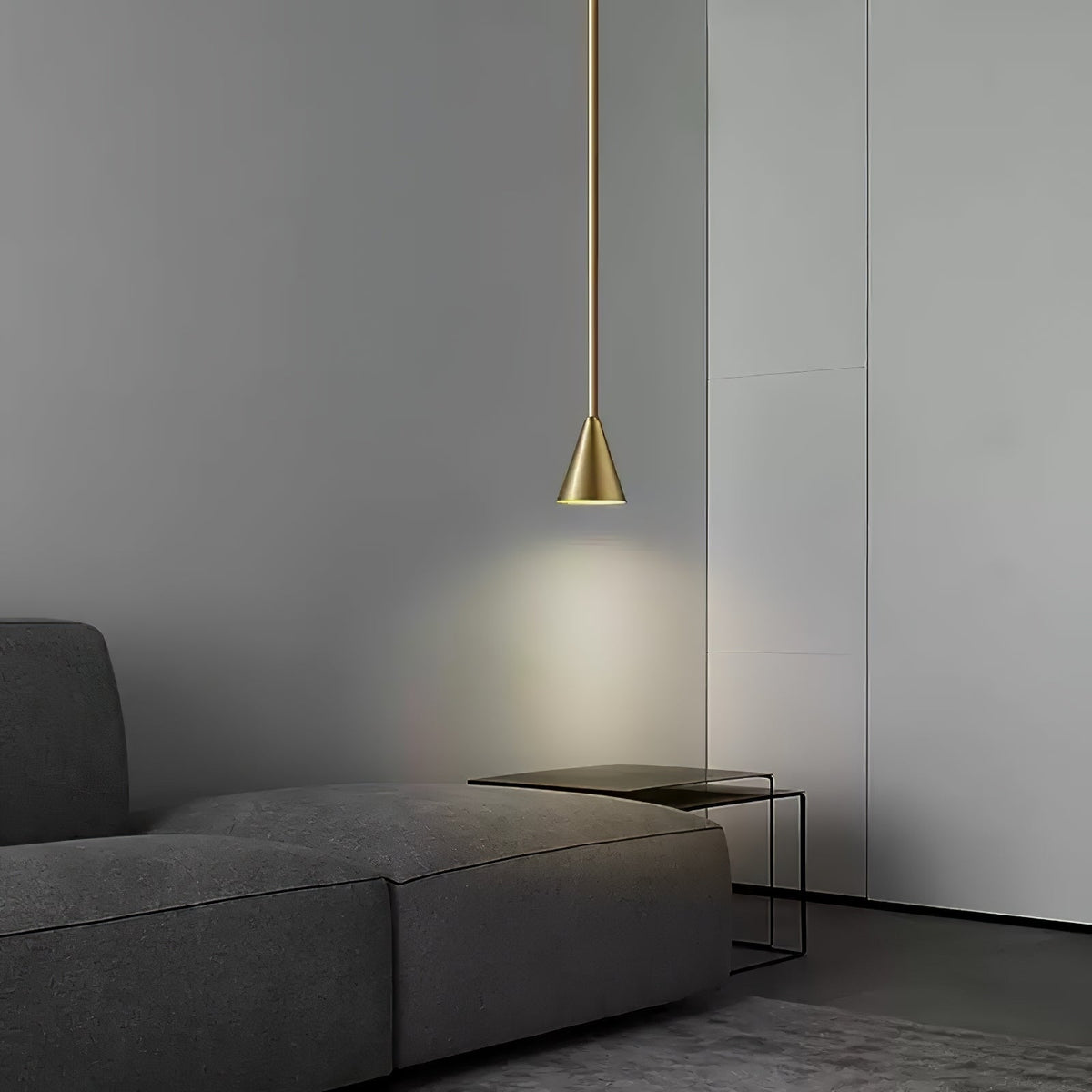 CutheionLampe Pendante en Laiton Moderne Minimaliste - Neutralighting
