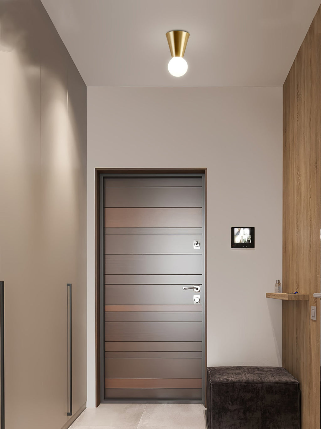 Nycareth Lampe Plafonnier Moderne Minimaliste en Verre - Neutralighting