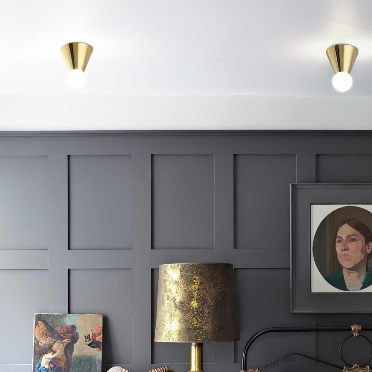 Nycareth Lampe Plafonnier Moderne Minimaliste en Verre - Neutralighting