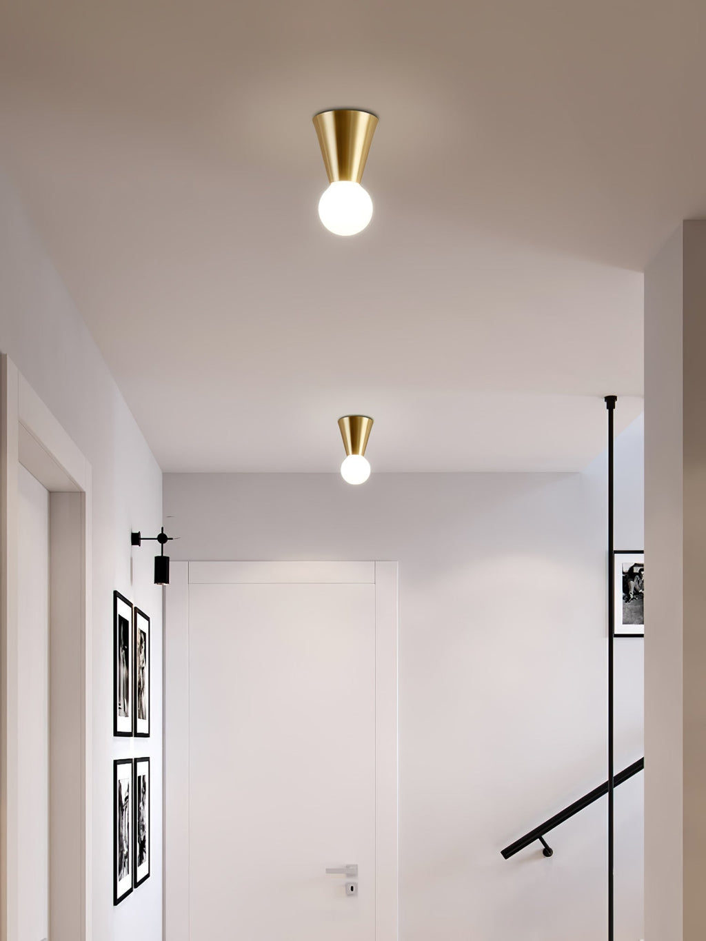 Nycareth Lampe Plafonnier Moderne Minimaliste en Verre - Neutralighting