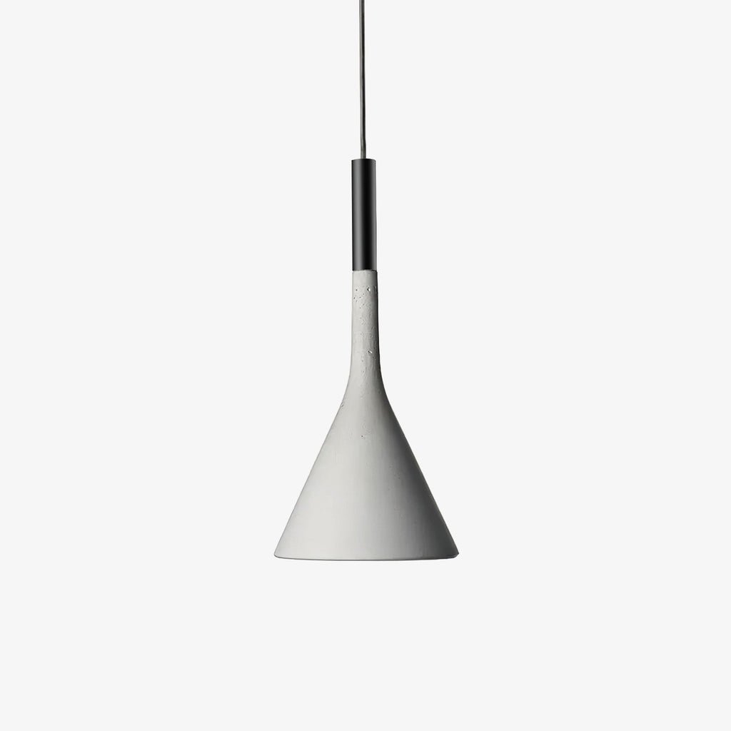 Solara Lampe suspendue conique en béton industrielle - Neutralighting