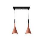 Solara Lampe suspendue conique en béton industrielle - Neutralighting
