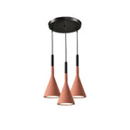 Solara Lampe suspendue conique en béton industrielle - Neutralighting