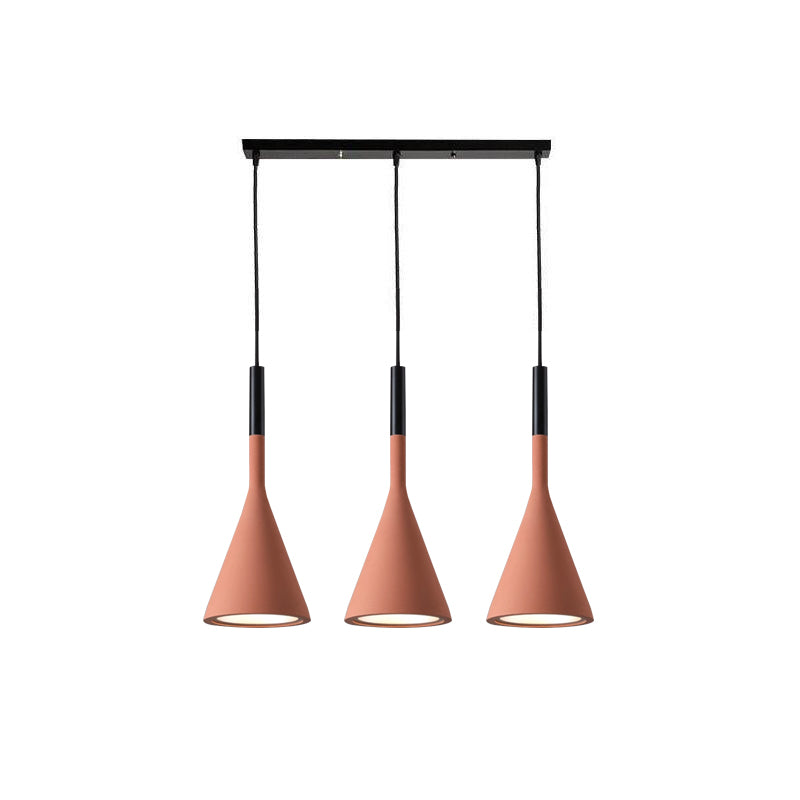 Solara Lampe suspendue conique en béton industrielle - Neutralighting
