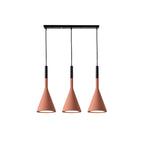 Solara Lampe suspendue conique en béton industrielle - Neutralighting
